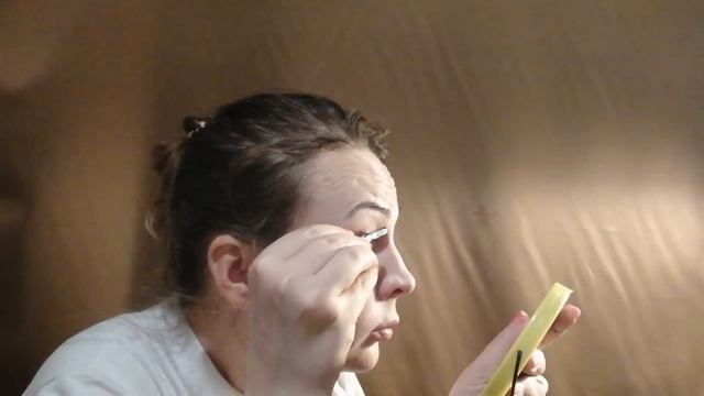 Бюджетный макияж из крема балет и тушь Ленинградская - и помада динтрс смотреть онлайн