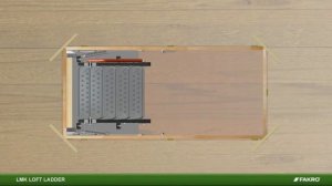 Монтаж металлической чердачной лестницы Fakro