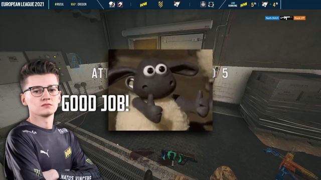 NAVI vs Virtus.pro - Rainbow Six VOICE COMMS at European League 2021 Stage 2