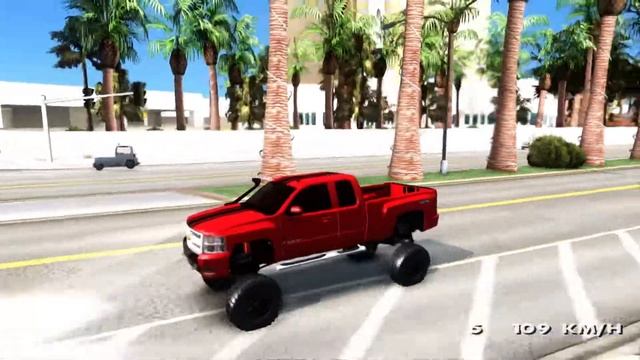 GTA San Andreas - Chevrolet Silverado OffRoad _REVIEW смотреть онлайн