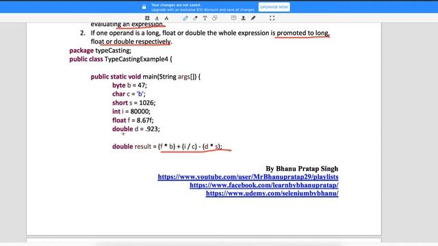 Type Casting in Java Video-48 смотреть онлайн