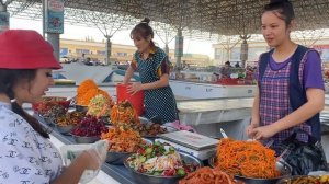 Узбекистан! Базар в городе Фергана: Уличная еда, цены! Что можно поесть на рынках Ферганы?