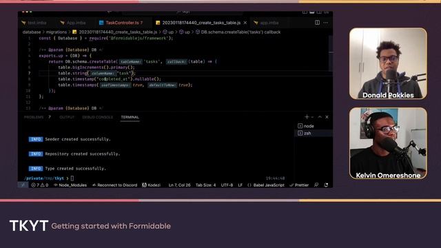 Getting started with Formidable with Donald Pakkies