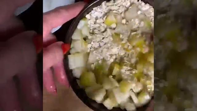 Овсяное печенье с грушей
