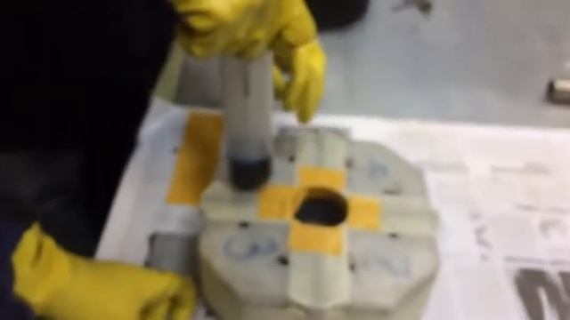 Заливка полиуретана в форму напечатанную на 3D принтере смотреть онлайн