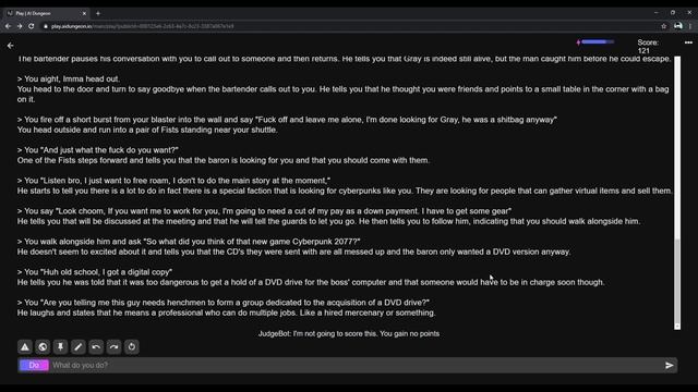 AI Dungeon: My First Game (AI generated adventures are neat) смотреть онлайн