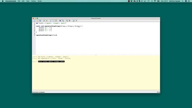 The Spread Operator in Groovy смотреть онлайн