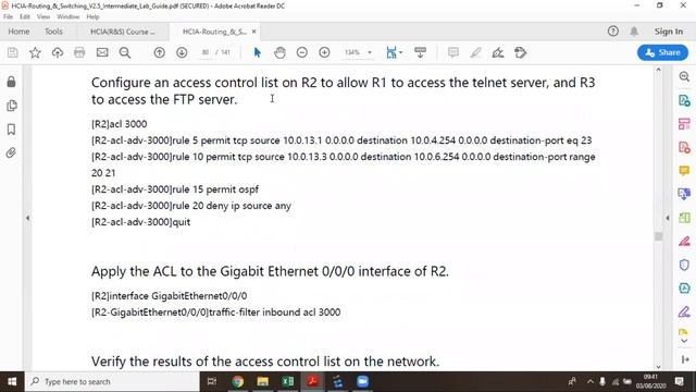 Lab 3 1 Filtering Enterprise Data with Access Control Lists смотреть онлайн