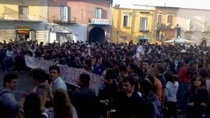 manifestazione gelmini-scuola imbriani