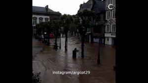 Flooding in Morlaix, France, june 3, 2018 | Наводнение в Морле, Франция, 3 июня, 2018