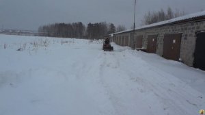 Беларус МТЗ 082 с бульдозером. Обзор доработки и тест отвала. Минитрактор МТЗ 132 уборка снега