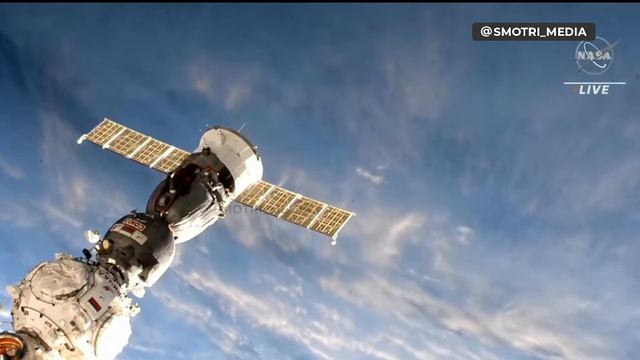 ❗️Перестыковка пилотируемого корабля  «Союз МС-23» с модуля «Поиск» на модуль «Причал» на МКС