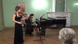 Шостакович соната для альта(Н.Герасимова) и фортепиано(А.Массарова)