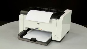 Printing a Configuration Page | HP LaserJet Pro CP1025nw Color Printer | HP
