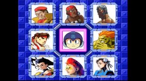 Street Fighter X Mega Man Boss Select Screen (Mega Man 25th Bday Tribute)