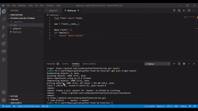 Part 1: Deploy Python Flask app to Heroku