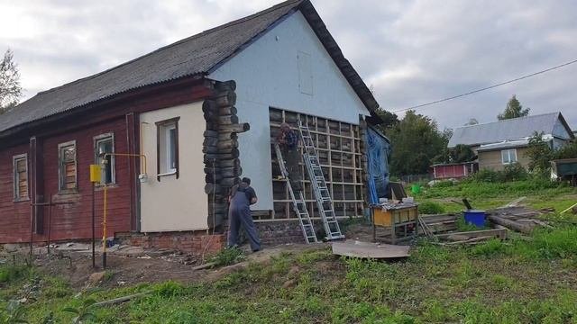Обшиваем фронтон