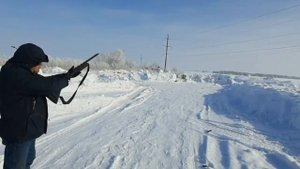 МР — 155 против бронестекла. 12 калибр тест на пробитие.mp4