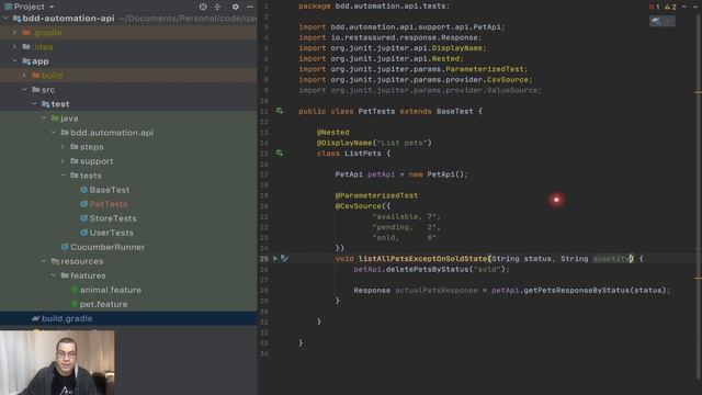 JUnit5 | Parameterized tests