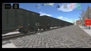 Новый паровоз в игре train and rail yard simulator!!!