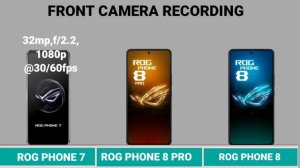 ASUS ROG PHONE 7 VS ASUS ROG PHONE 8 VS ASUS PHONE 8 PRO#tech58.