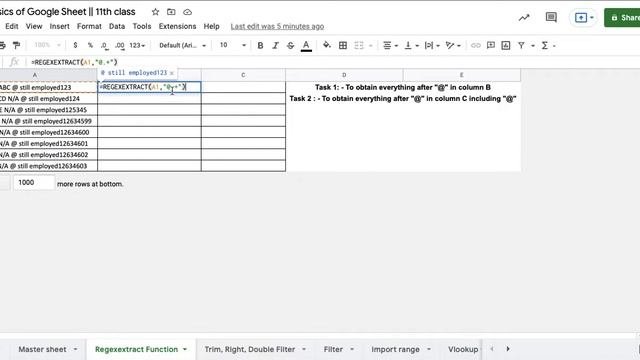 Regexextract Function Explained