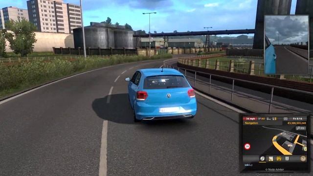 ETS2 1.36 Mods |Car Mods| - Drive Off with the Volkswagen Polo R Line Mod смотреть онлайн