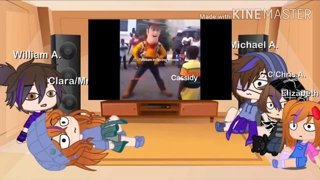 Afton Family Reacts To FNaF Vines ||Tysm 10k|| Gacha Club {FNaF}