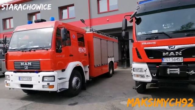 Позитивна п'ятниця в місті Стараховице з місцевими пожежниками/Pozytywny piątek w #Starachowicach