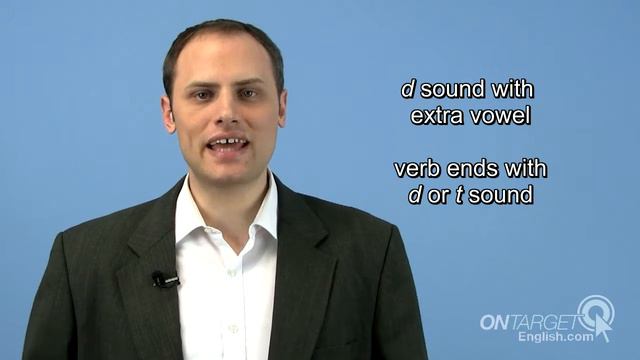 Pronunciation of the past-tense verb endings -ed and -d смотреть онлайн