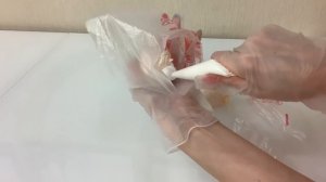 Торт Букет  КОРЗИНА Роз! Розы и Гортензия из БЗК! Красивый торт!