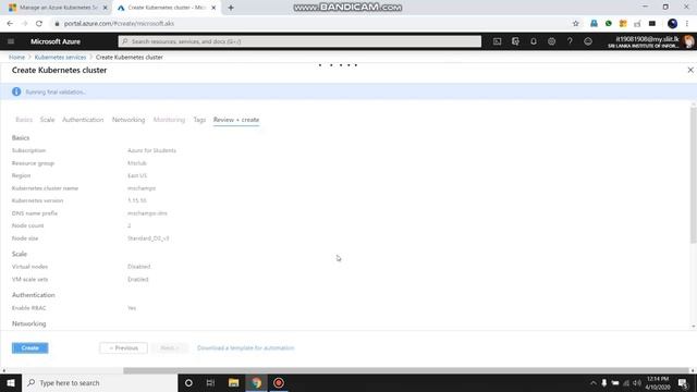 How to create a Kubernetes cluster on Azure смотреть онлайн