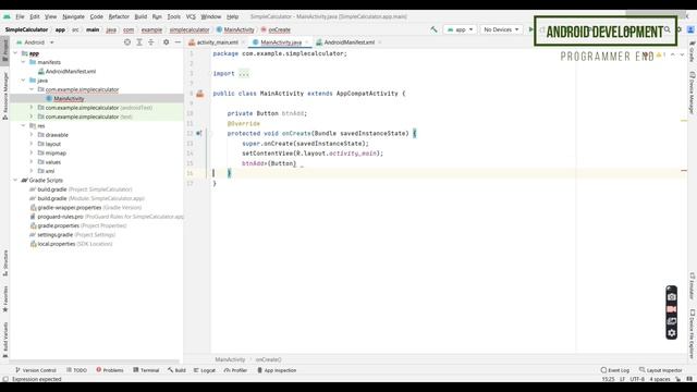 Simple Calculator in android studio. Example calculator in android studio using java. Urdu/Hindi смотреть онлайн