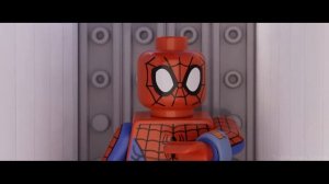 Появление Лего Человека паука: Человек-паук: Паутина вселенных (2023) Момент из фильма