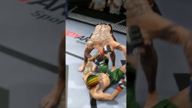 Кувырок от О'Мэлли в UFC 4 #shorts #шономэлли #марлонвера #ufc #ufc299