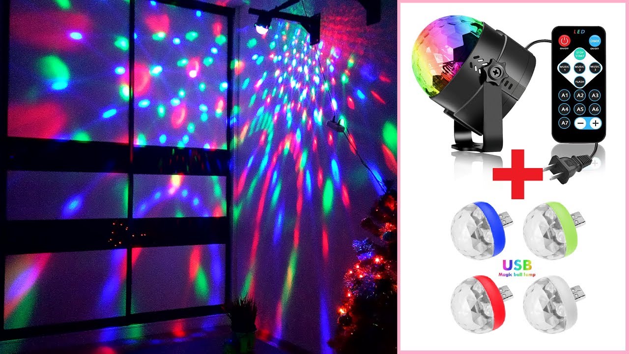 ДИСКО ШАР С АЛИЭКСПРЕСС - ОБЗОР (+мини usb шар) смотреть онлайн