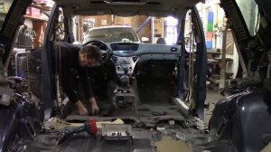 Кузовной ремонт. Субару Трибека, что получилось. Body repair.