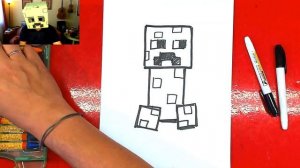 Крипер рисует Крипера