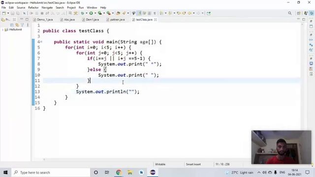How to print Round Pattern in Java with full practical exmple смотреть онлайн