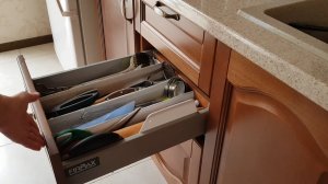 Самодельные разделители для кухонных ящиков ! Для ложек, вилок, ножей и прочей кухонной утвари