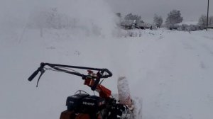 МБ-90 со снегоуборщиком Goldoni