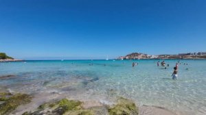 Cala Agulla Beach Walk Mallorca 4K Balearic Islands Majorca Spain 🇪🇸