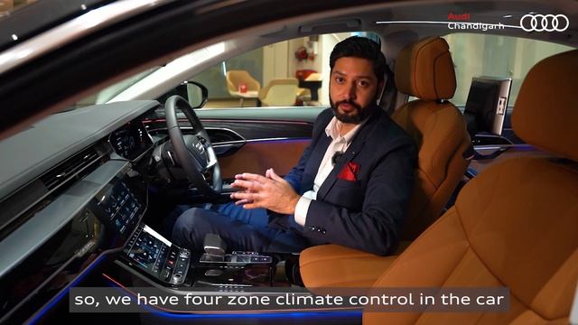 Walkaround and Detailed Review of Audi A8L - Interior & Exterior | Audi Chandigarh