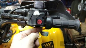 Подогрев курка газа для квадроцикла РМ-650,500,800 или снегохода.