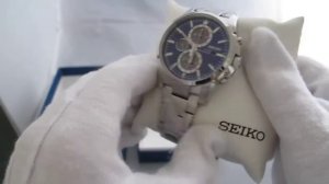 Обзор мужских наручных часов Seiko Solar Chronograph SSC085