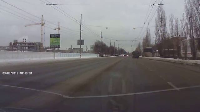 Н.Новгород, маршрутка Т9 на красный свет смотреть онлайн