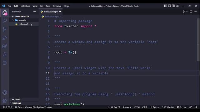 Create Your First Graphical User Interface With Python And TKinter