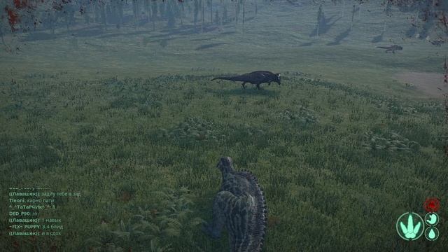 Шанта выгуливает РЕКСОВ The Isle сервер Age of Dino смотреть онлайн