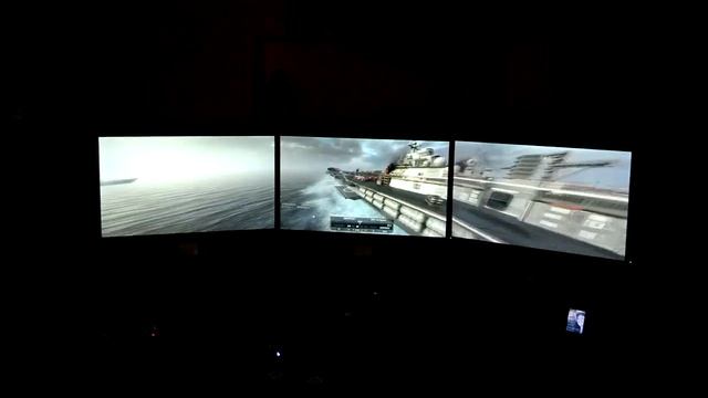 Nvidia Surround with 3 IPS Monitors by POPTART смотреть онлайн