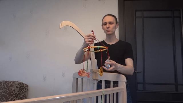 Создание крепления детской карусели на кроватку своими руками + деревянные игрушки смотреть онлайн